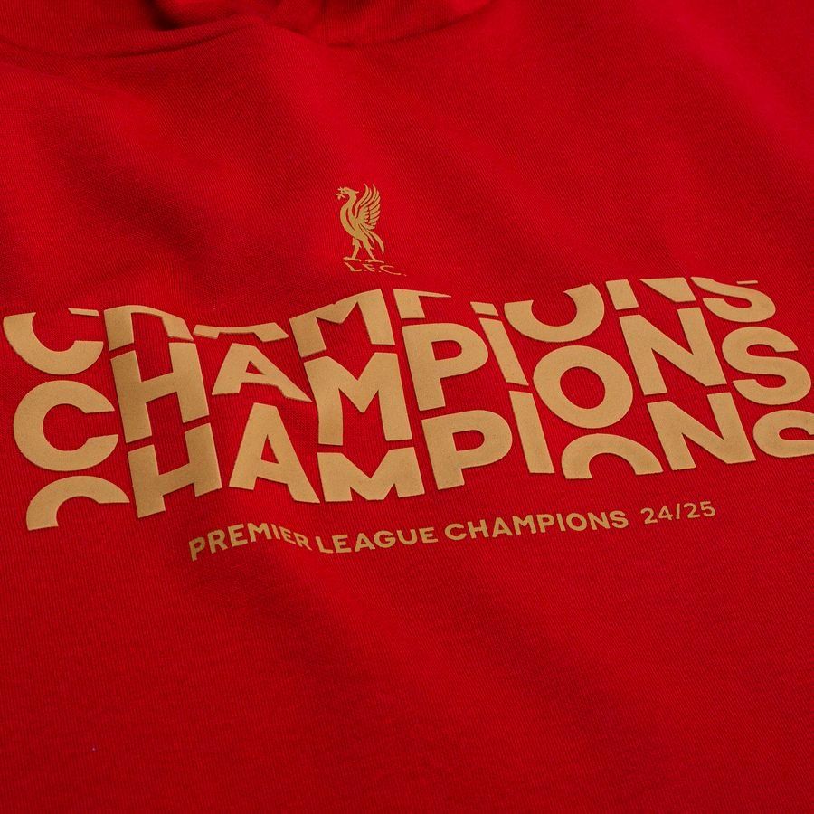 Liverpool Hoodie Champions - Red/Gold - Men's-SoccerKits Hub | Buy Soccer Jerseys Online